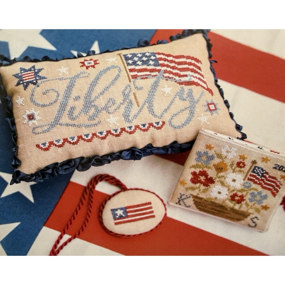 House of Stitch and Stash- Liberty Trio cross stitch pattern Booklet